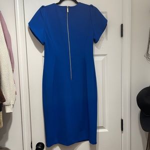 Blue Calvin Klein Dress w/ Gold Zipper (LIKE NEW)